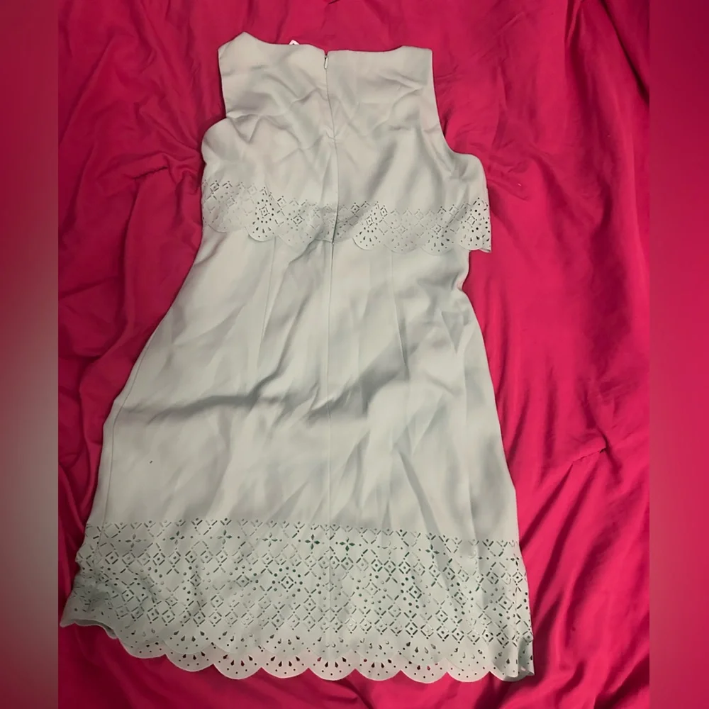 White House Black Market Aqua Dress - Picture 2 of 3